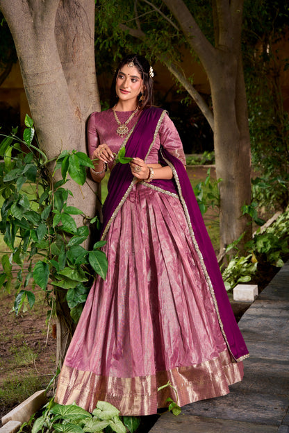 Duphion Silk Readymade Dhavani Collection 1699