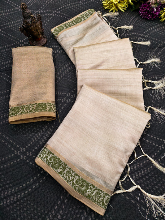 Semi Tussar Silk Sarees