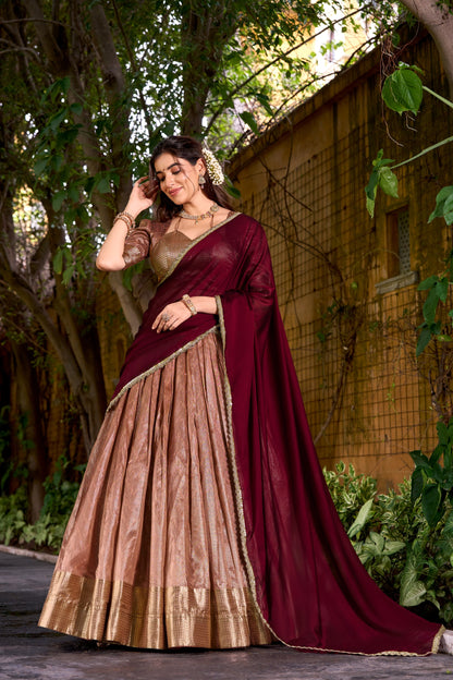 Duphion Silk Readymade Dhavani Collection 1699