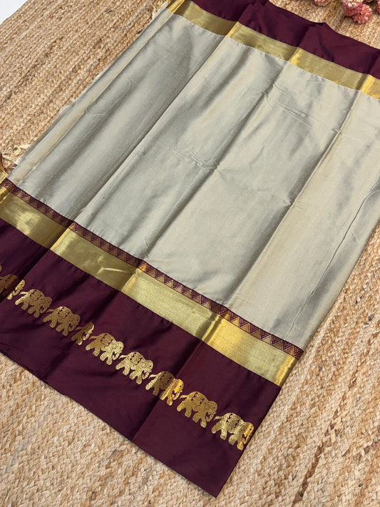 Cotton Silk Sarees with Jacquard Borders