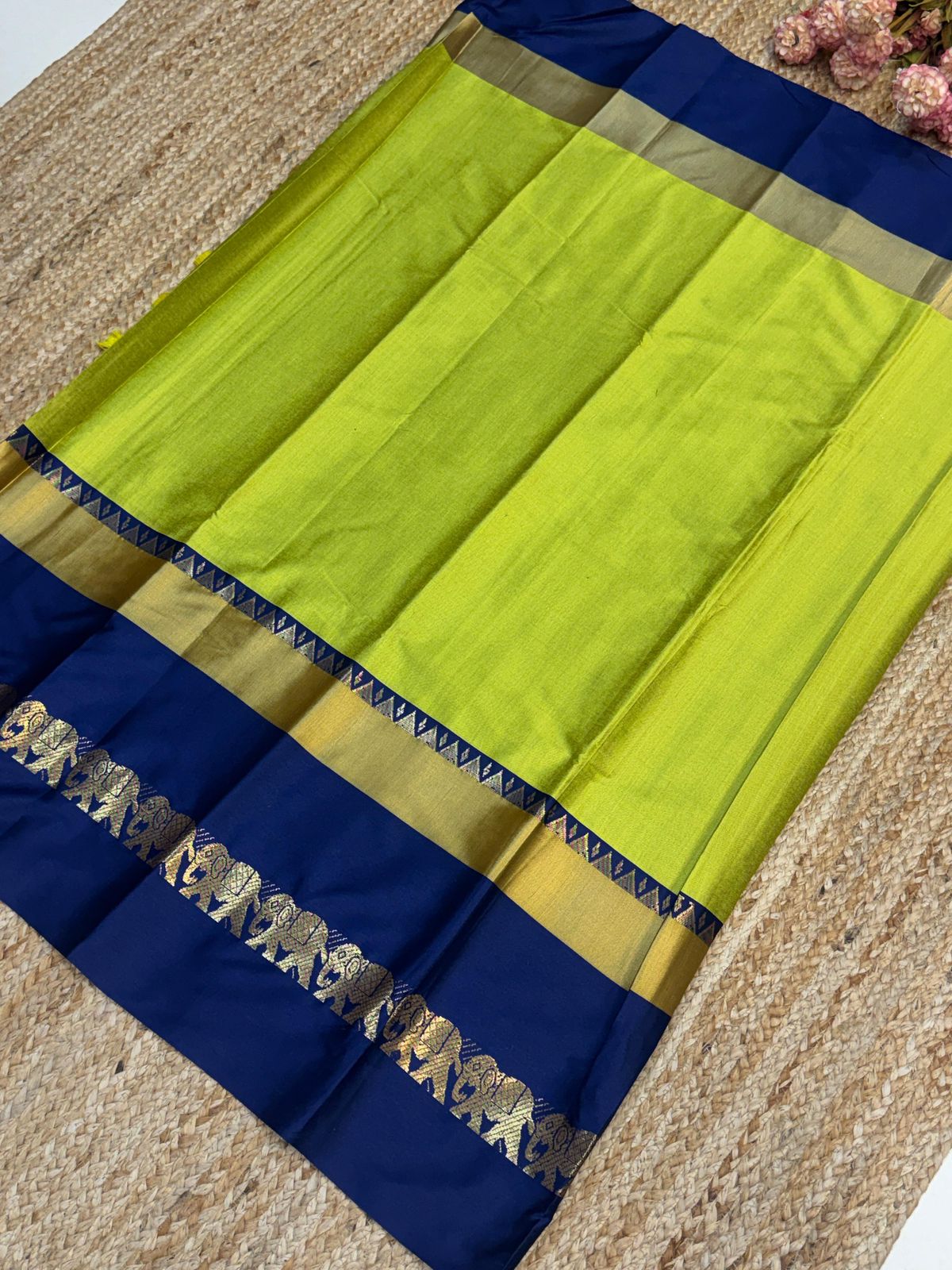 Cotton Silk Sarees with Jacquard Borders