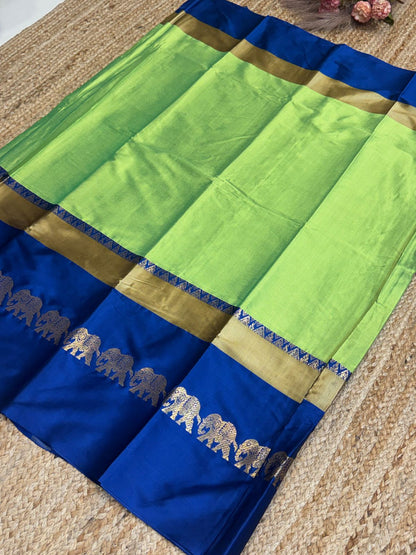 Cotton Silk Sarees with Jacquard Borders