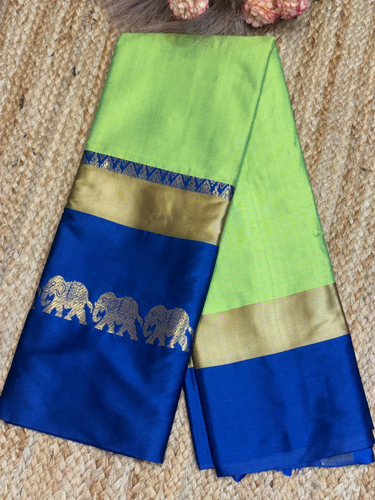 Cotton Silk Sarees with Jacquard Borders