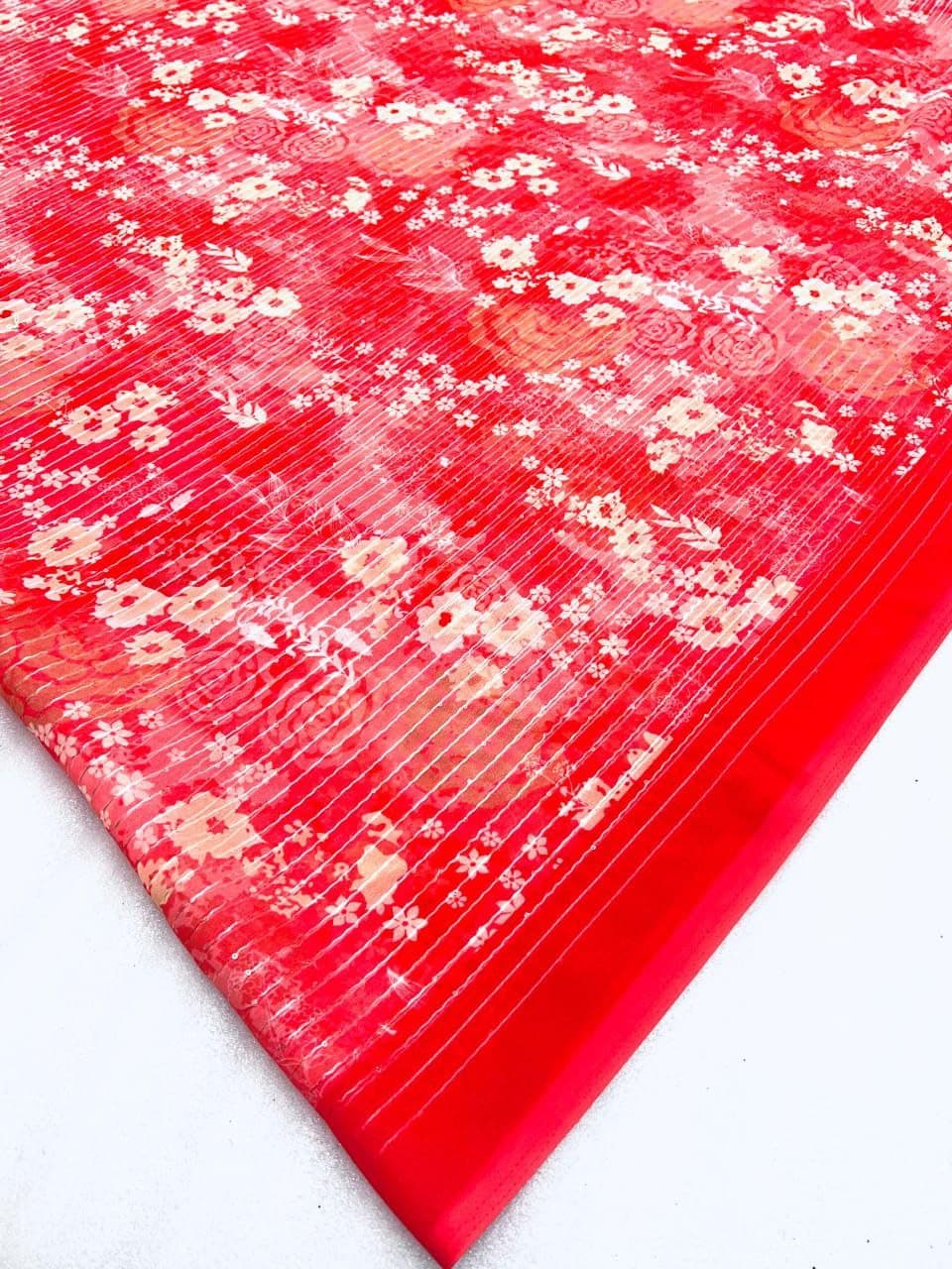 Mangalya MG528 Georgette Saree with Digital Print & Crochet Sequin Work