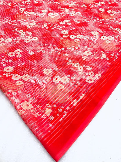 Mangalya MG528 Georgette Saree with Digital Print & Crochet Sequin Work
