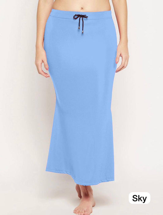 Fish Tail Shape-Wear Skirt – Perfect Fit, Perfect Curves - Sky Blue