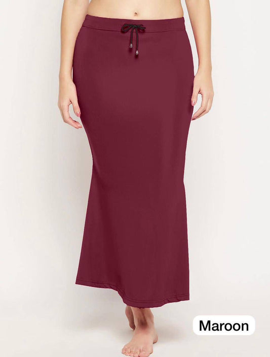 Fish Tail Shape-Wear Skirt – Perfect Fit, Perfect Curves - Maroon