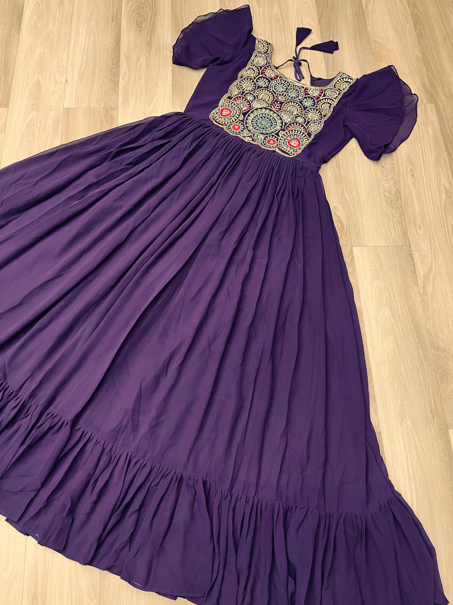 KA-1179 – Readymade Designer Gown Collection - Purple