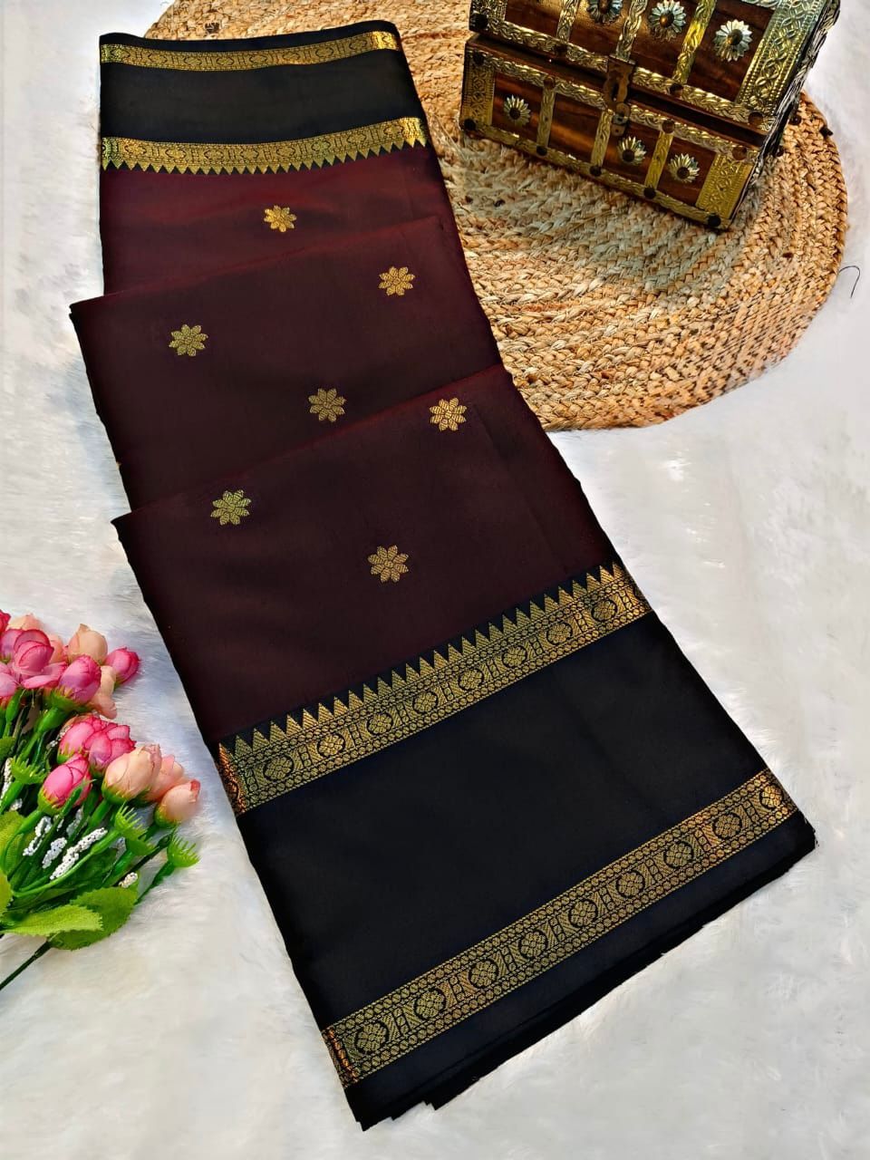Semi Katan Silk Saree