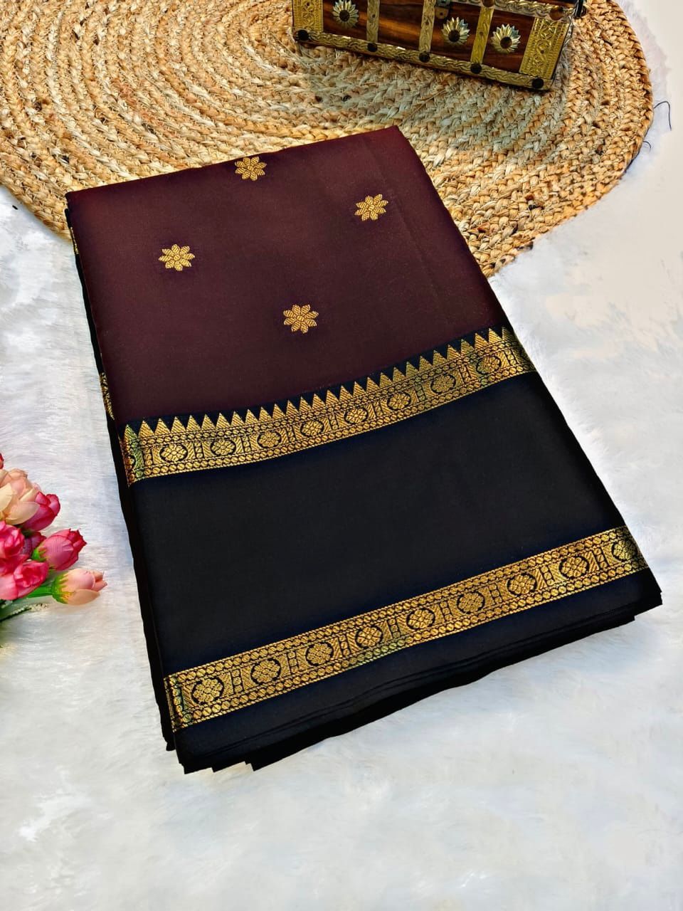 Semi Katan Silk Saree