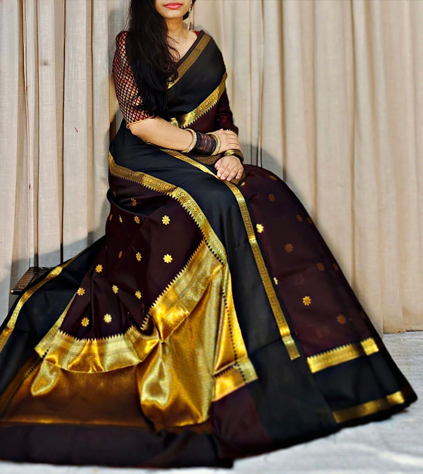 Semi Katan Silk Saree