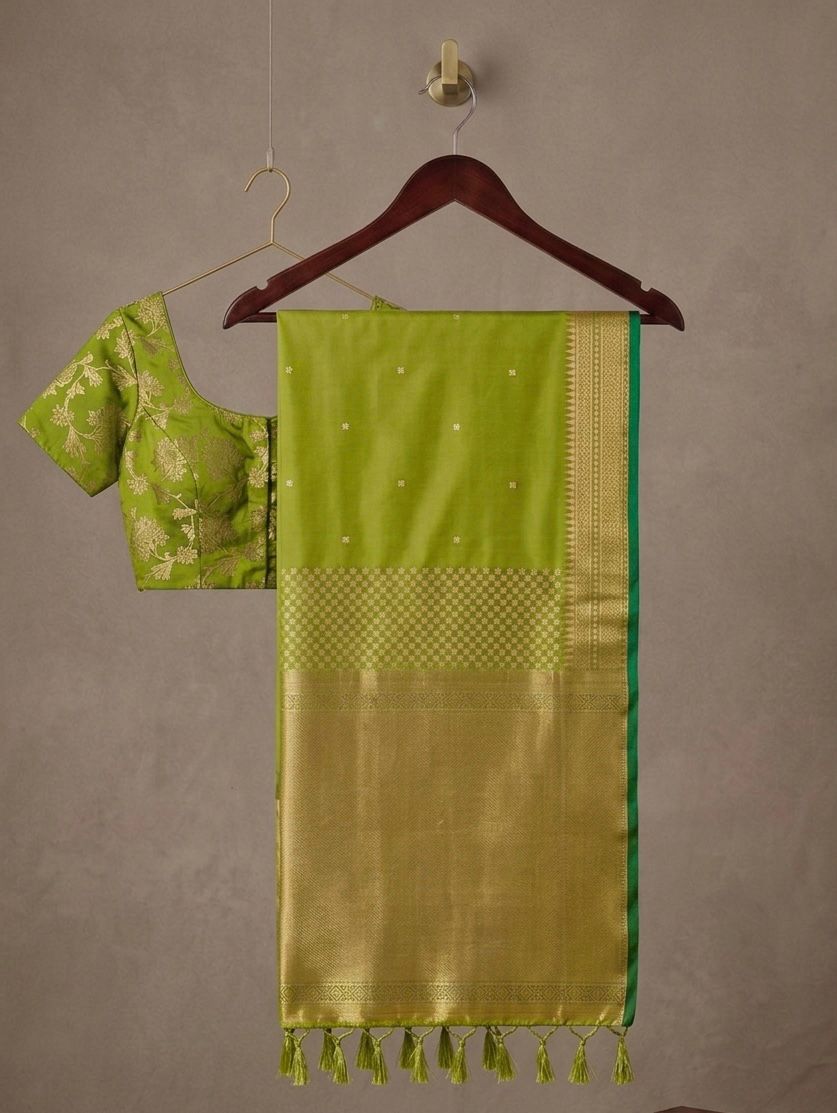 Soft Silk Saree with Rich Zari Weaving