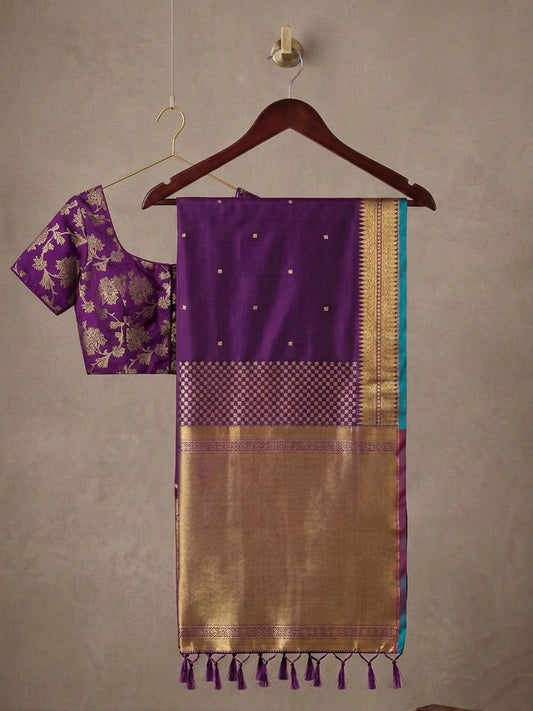 Soft Silk Saree with Rich Zari Weaving