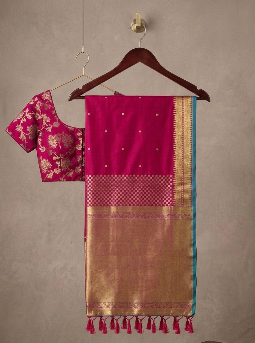 Soft Silk Saree with Rich Zari Weaving