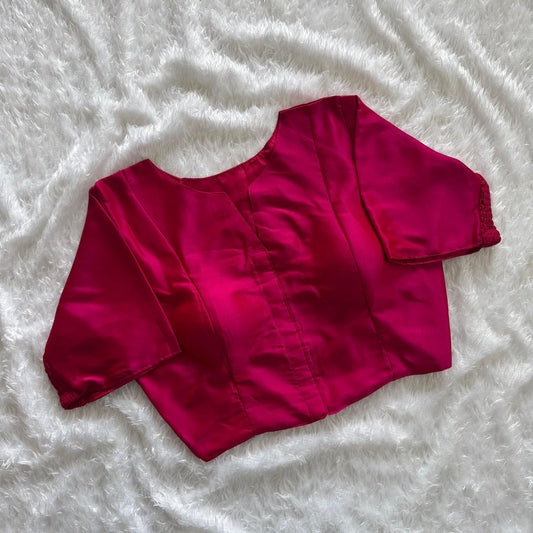 Soft Maslin Silk Elastic Stretchable Blouse – Plus Size