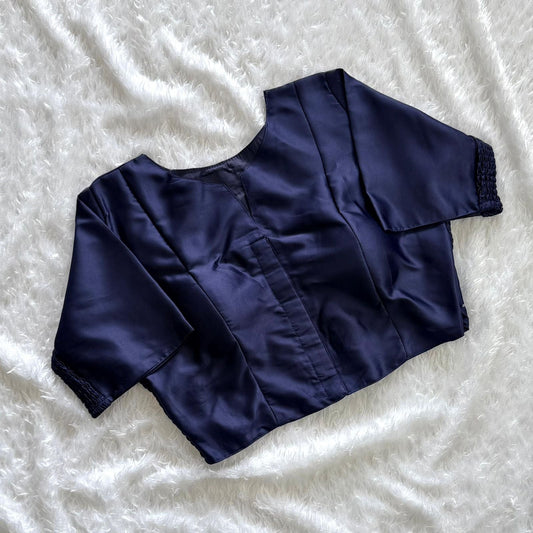 Soft Maslin Silk Elastic Stretchable Blouse – Plus Size