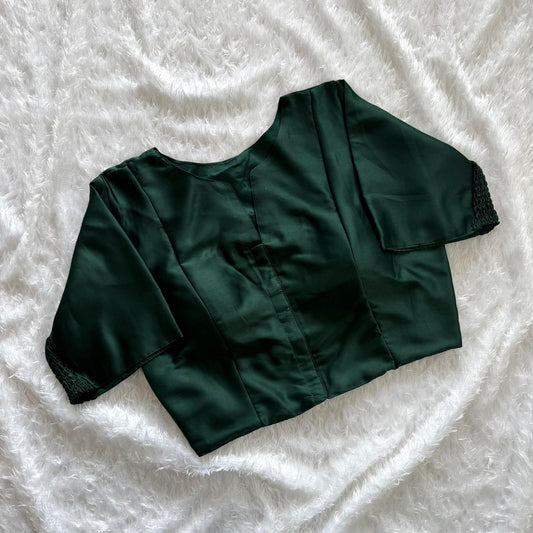Soft Maslin Silk Elastic Stretchable Blouse – Plus Size