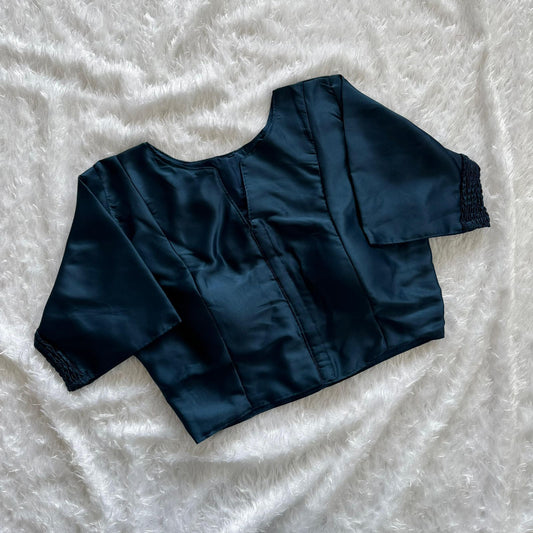 Soft Maslin Silk Elastic Stretchable Blouse – Plus Size