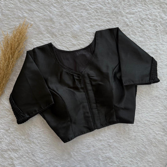 Soft Maslin Silk Side Elastic Stretchable Blouse Regular Size