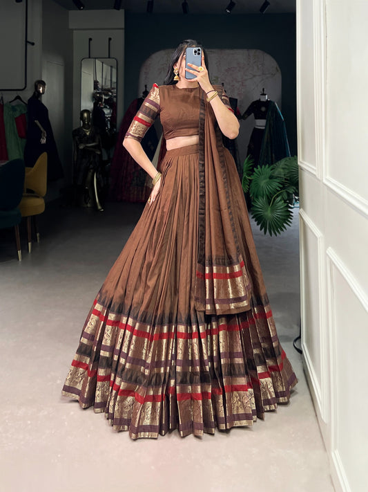 Chanderi Silk Dhavani sets 1900Rs