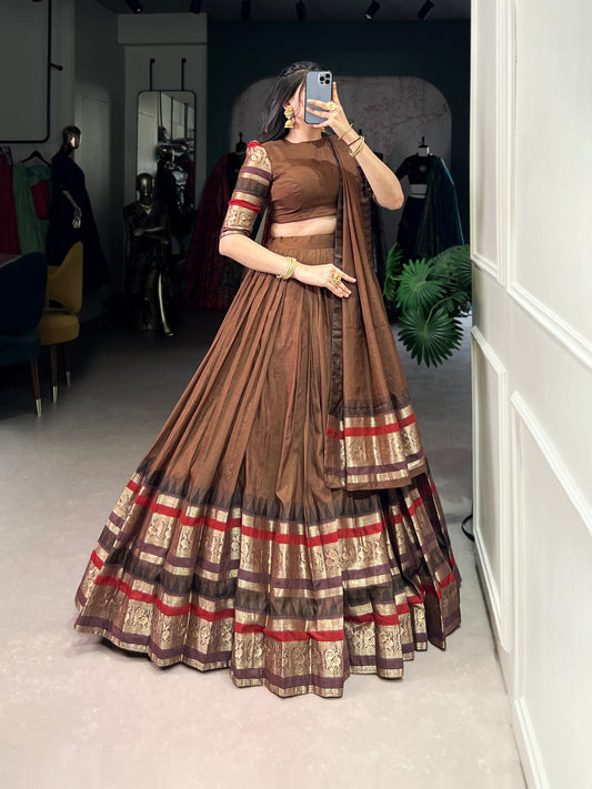 Chanderi Silk Dhavani sets 1900Rs