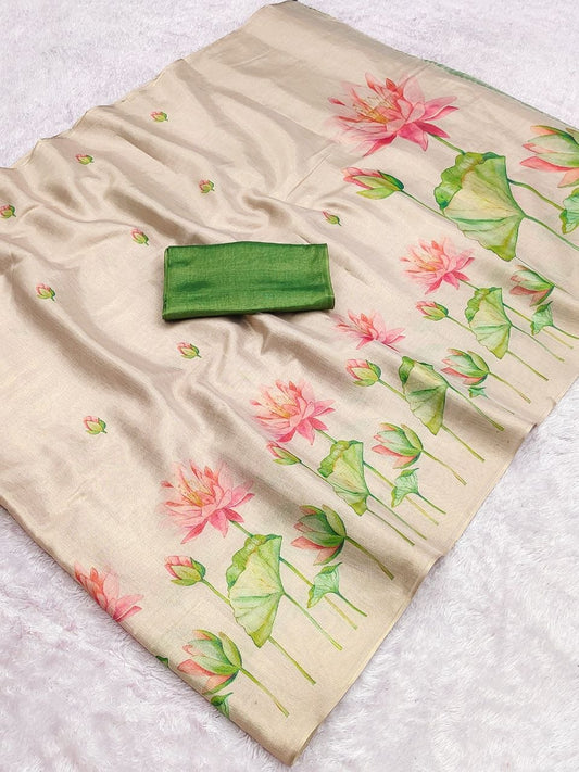 Linen Tissue Silk Sarees