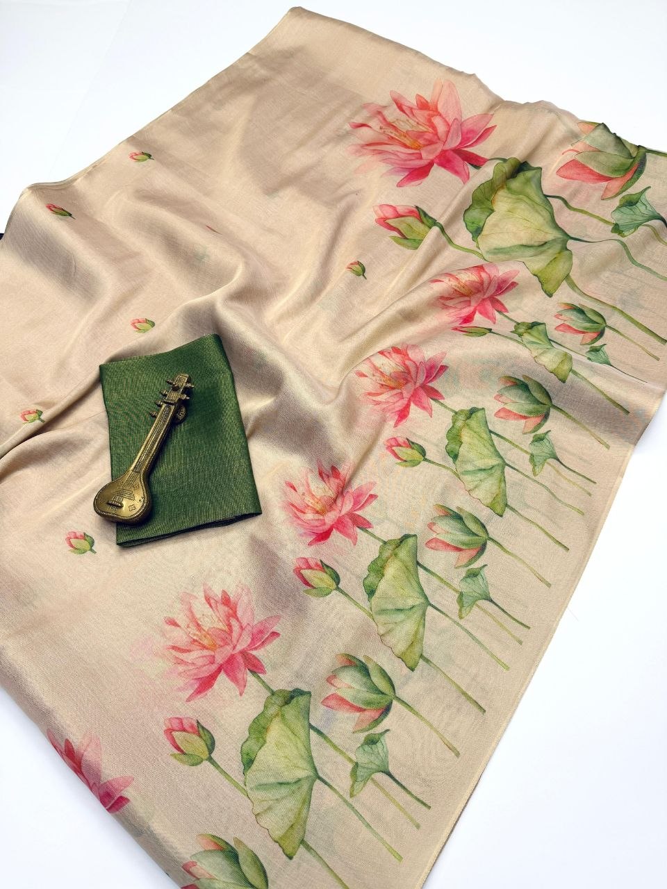 Linen Tissue Silk Sarees