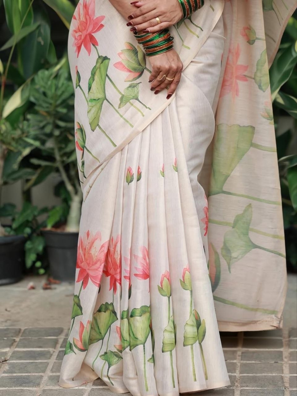 Linen Tissue Silk Sarees