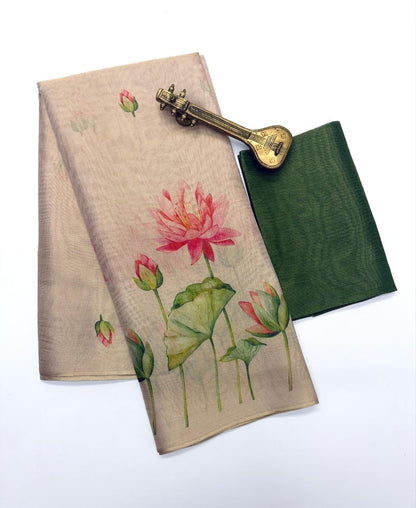 Linen Tissue Silk Sarees