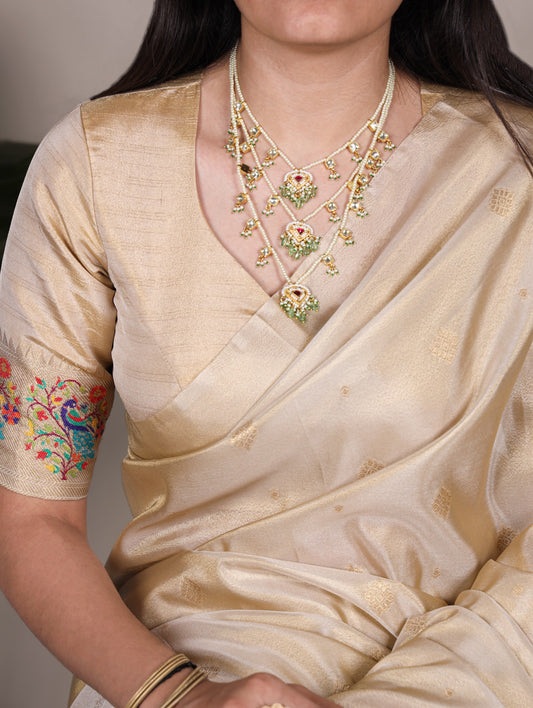 Tissue Silk Paithani Designer Sarees