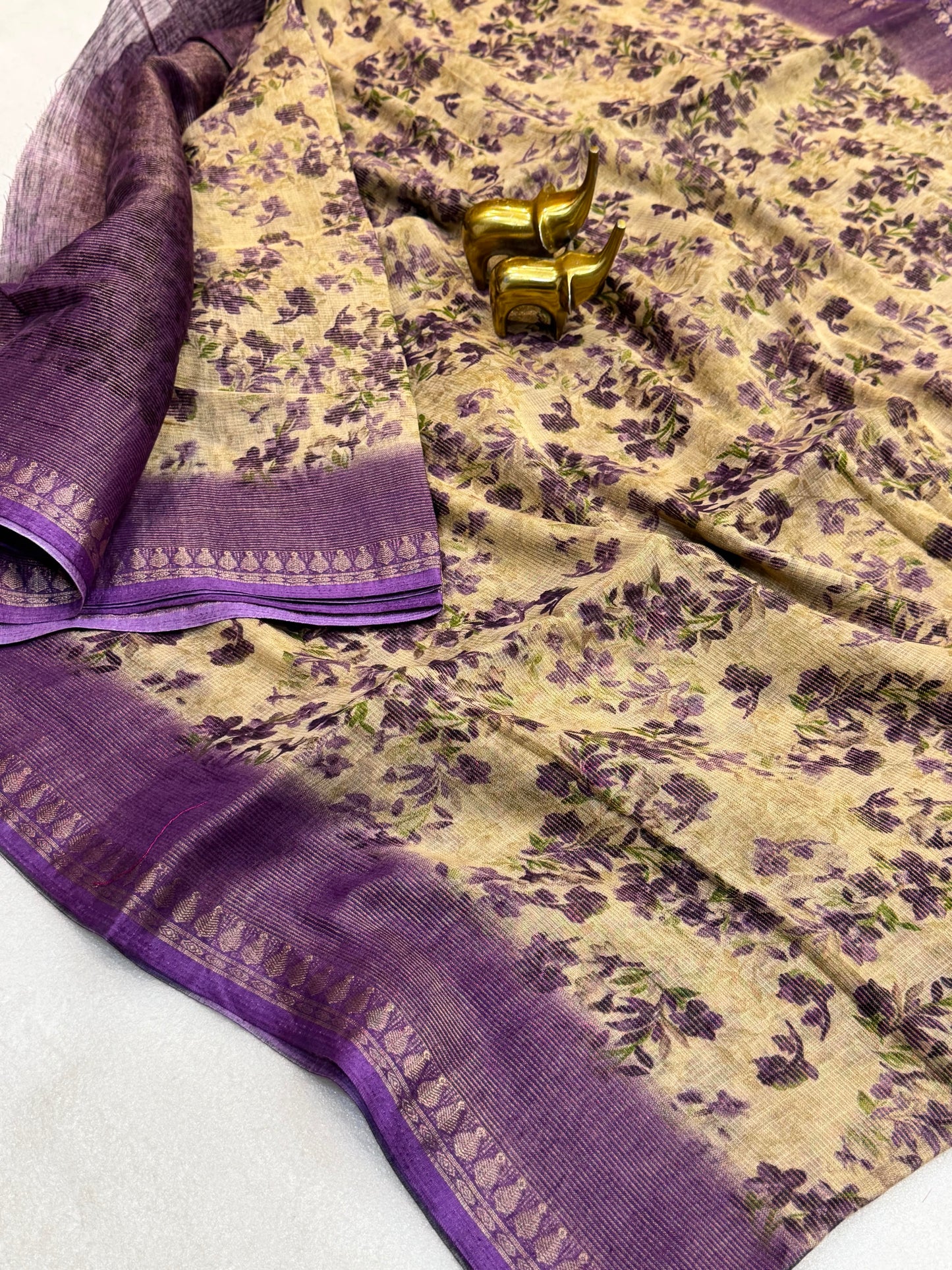 Erode Tissue Silk Sarees with Designer Borders