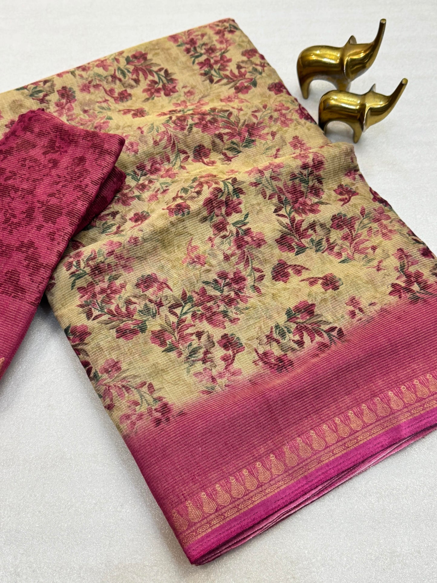 Erode Tissue Silk Sarees with Designer Borders