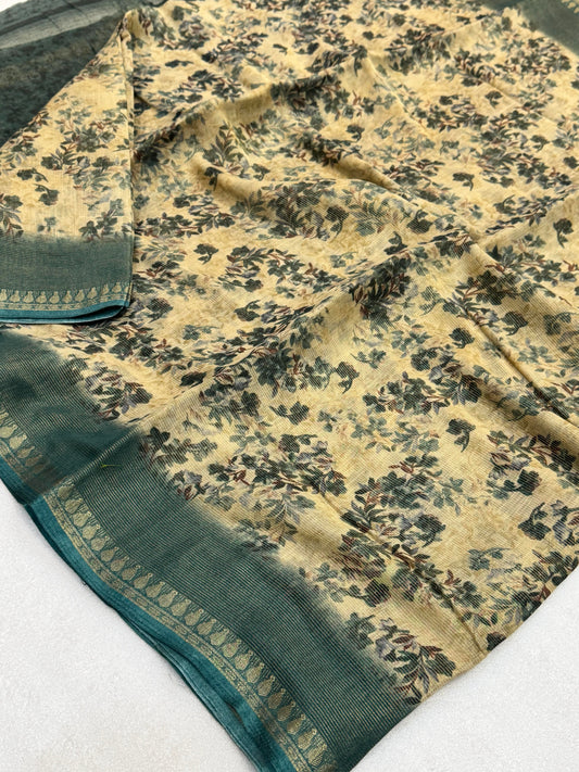 Erode Tissue Silk Sarees with Designer Borders
