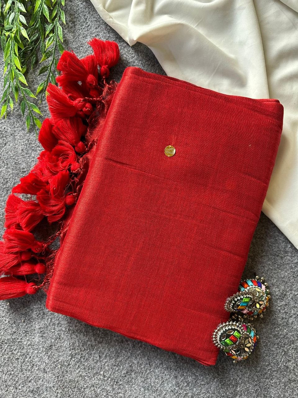 Raga Tissue Silk Sarees with Sequence Work