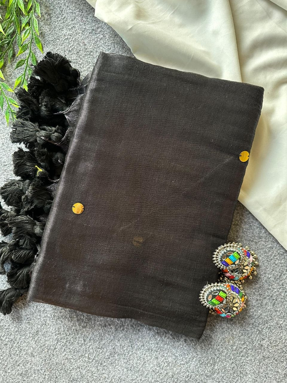 Raga Tissue Silk Sarees with Sequence Work