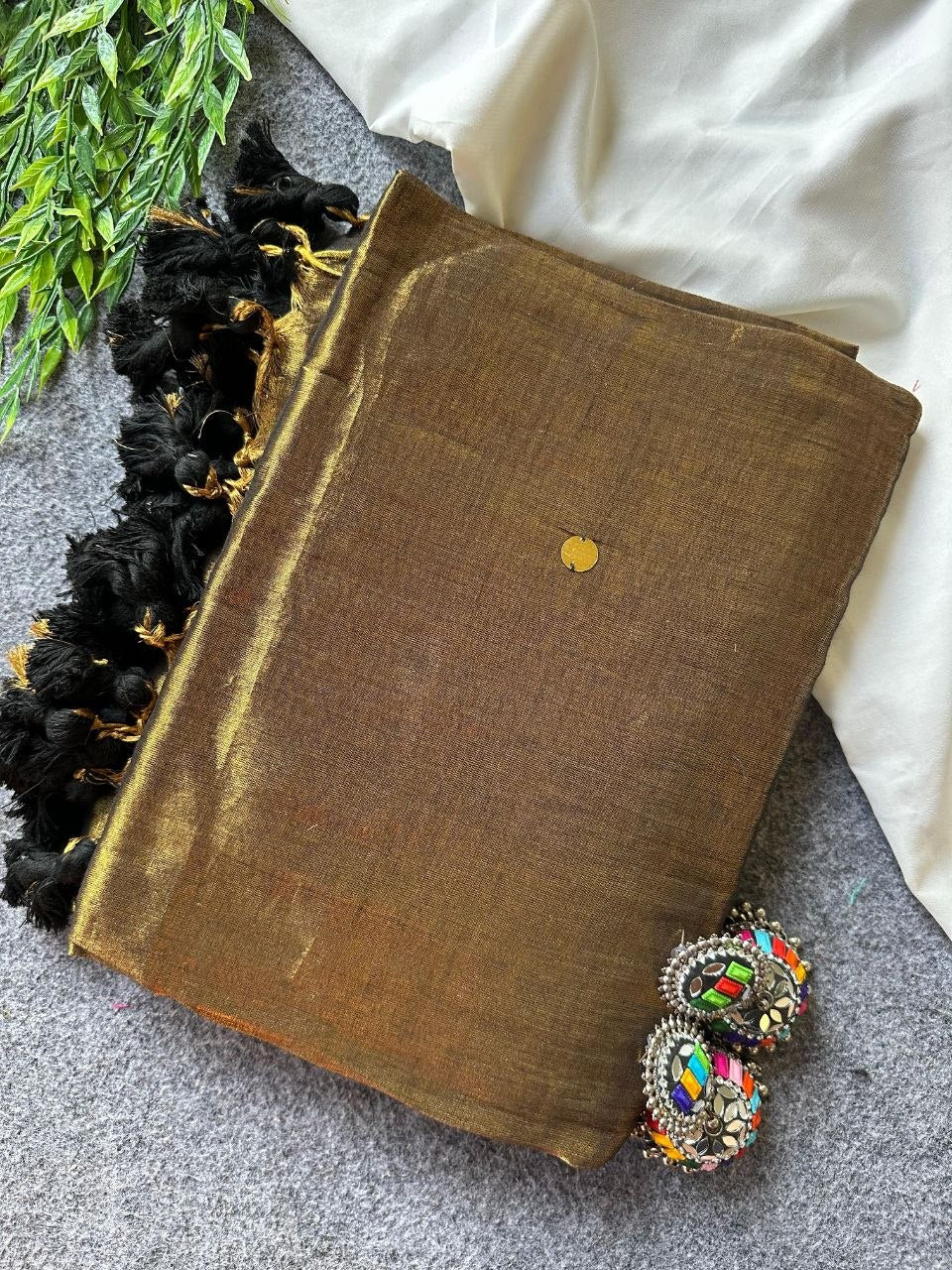 Raga Tissue Silk Sarees with Sequence Work