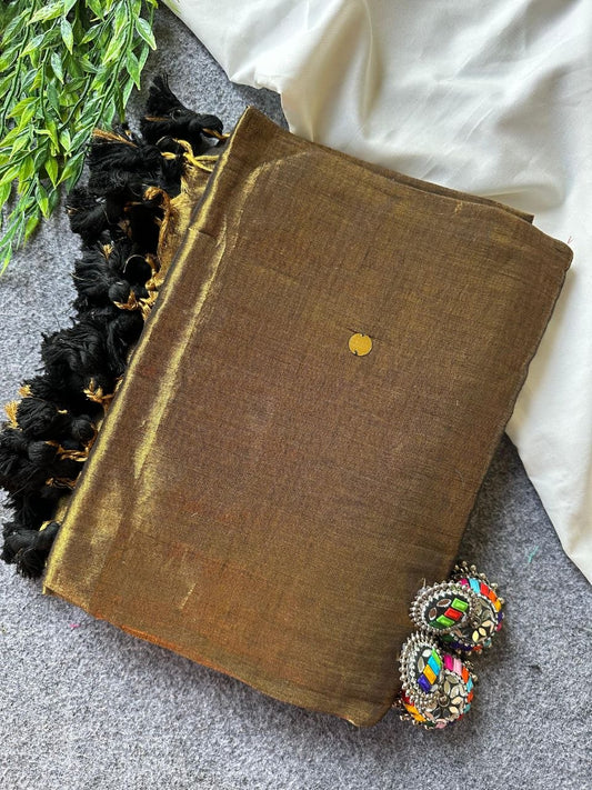 Raga Tissue Silk Sarees with Sequence Work