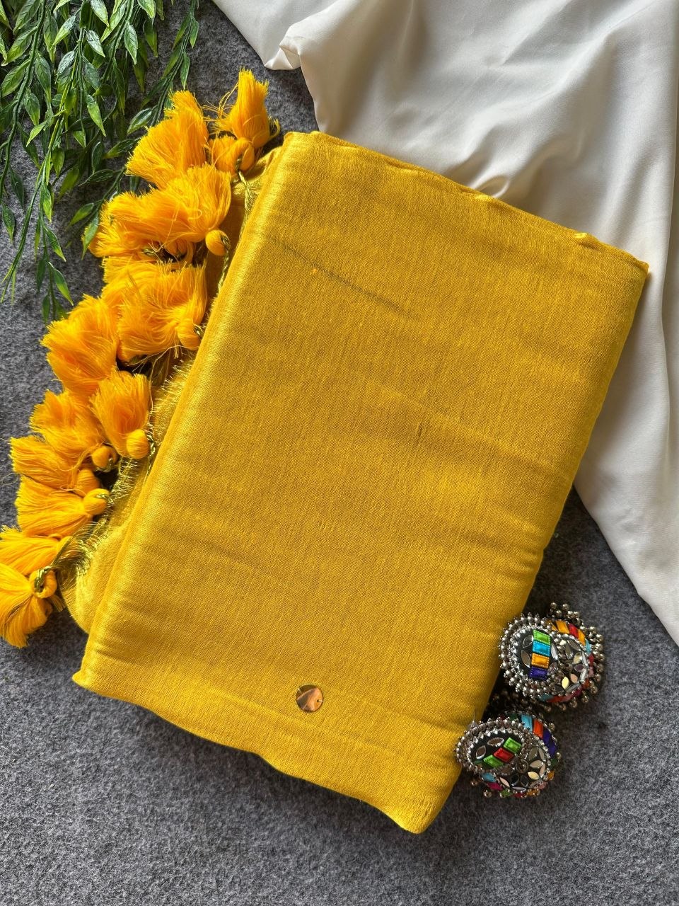 Raga Tissue Silk Sarees with Sequence Work
