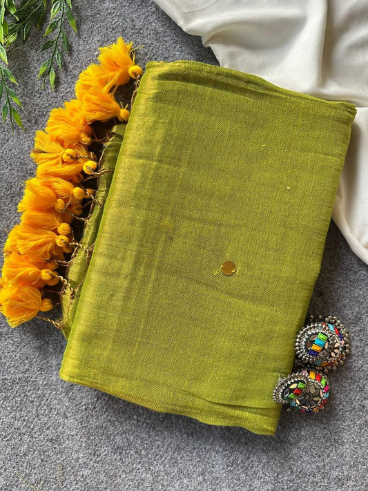 Raga Tissue Silk Sarees with Sequence Work
