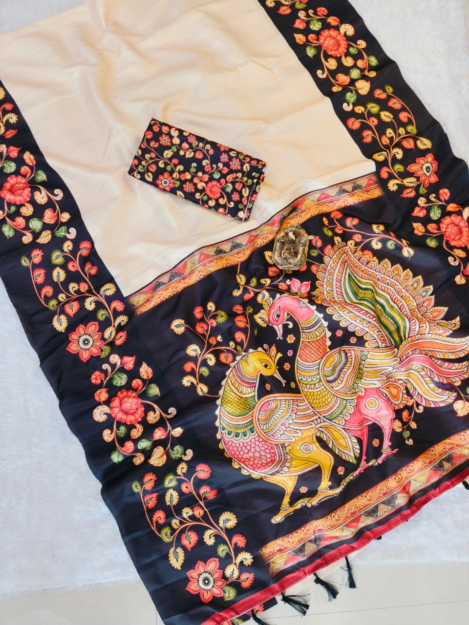 Semi Tussar Silk Sarees