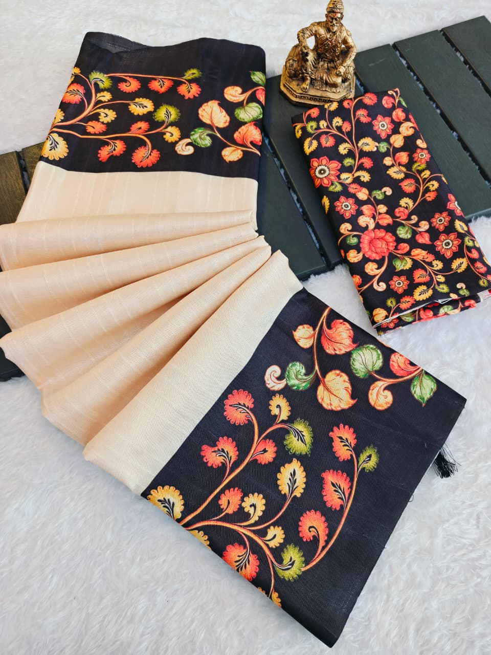 Semi Tussar Silk Sarees