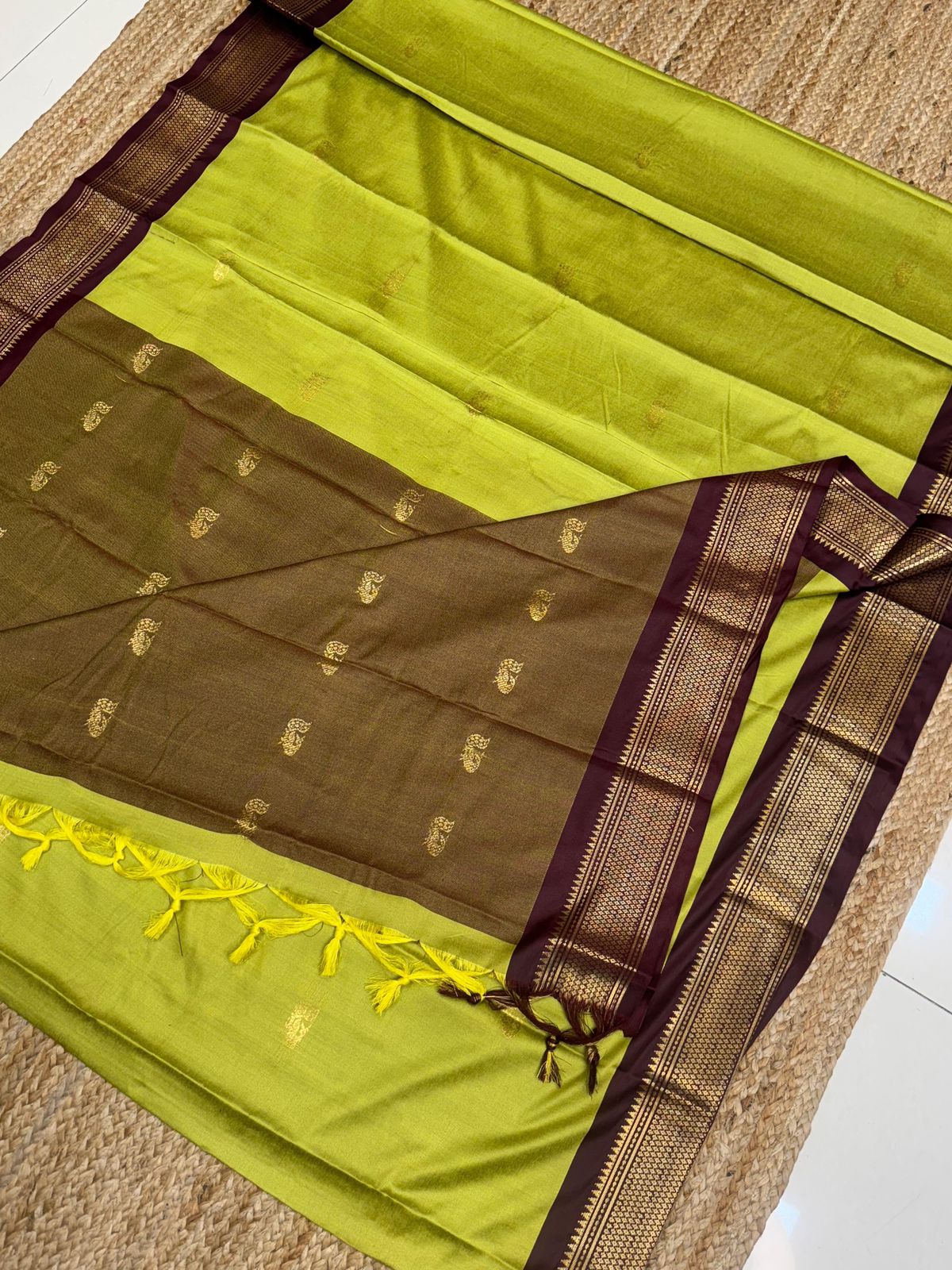 Cotton Silk Sarees with Jacquard Borders