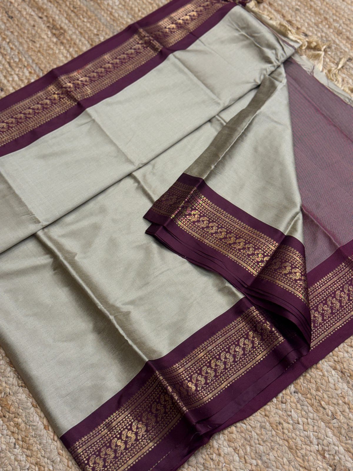 Cotton Silk Sarees with Jacquard Borders