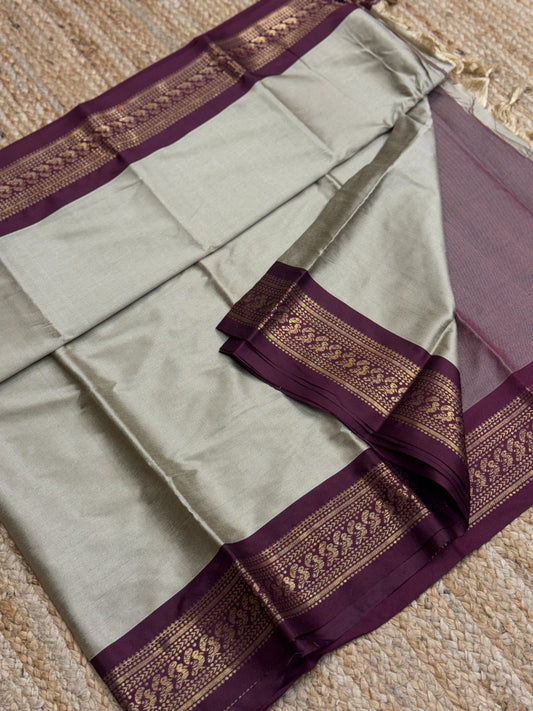 Cotton Silk Sarees with Jacquard Borders