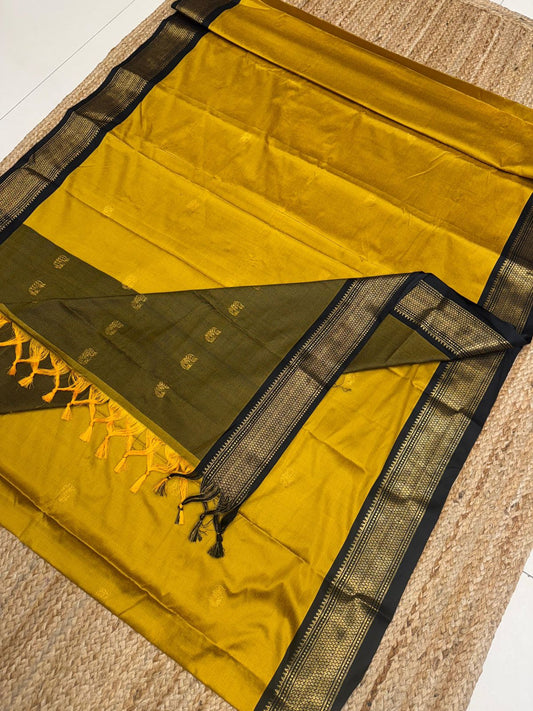 Cotton Silk Sarees with Jacquard Borders