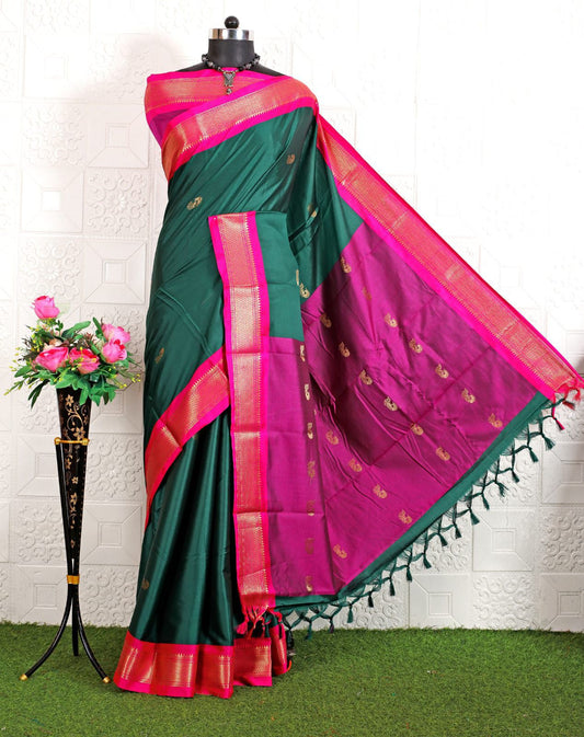 Cotton Silk Sarees with Jacquard Borders