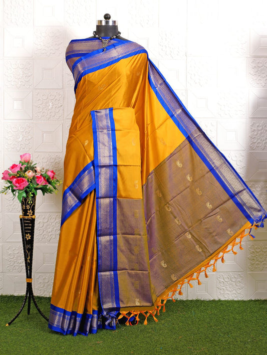 Cotton Silk Sarees with Jacquard Borders