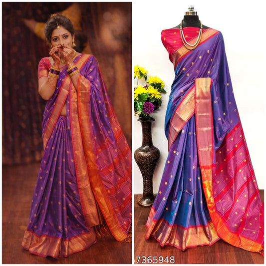 Cotton Silk Sarees with Jacquard Borders