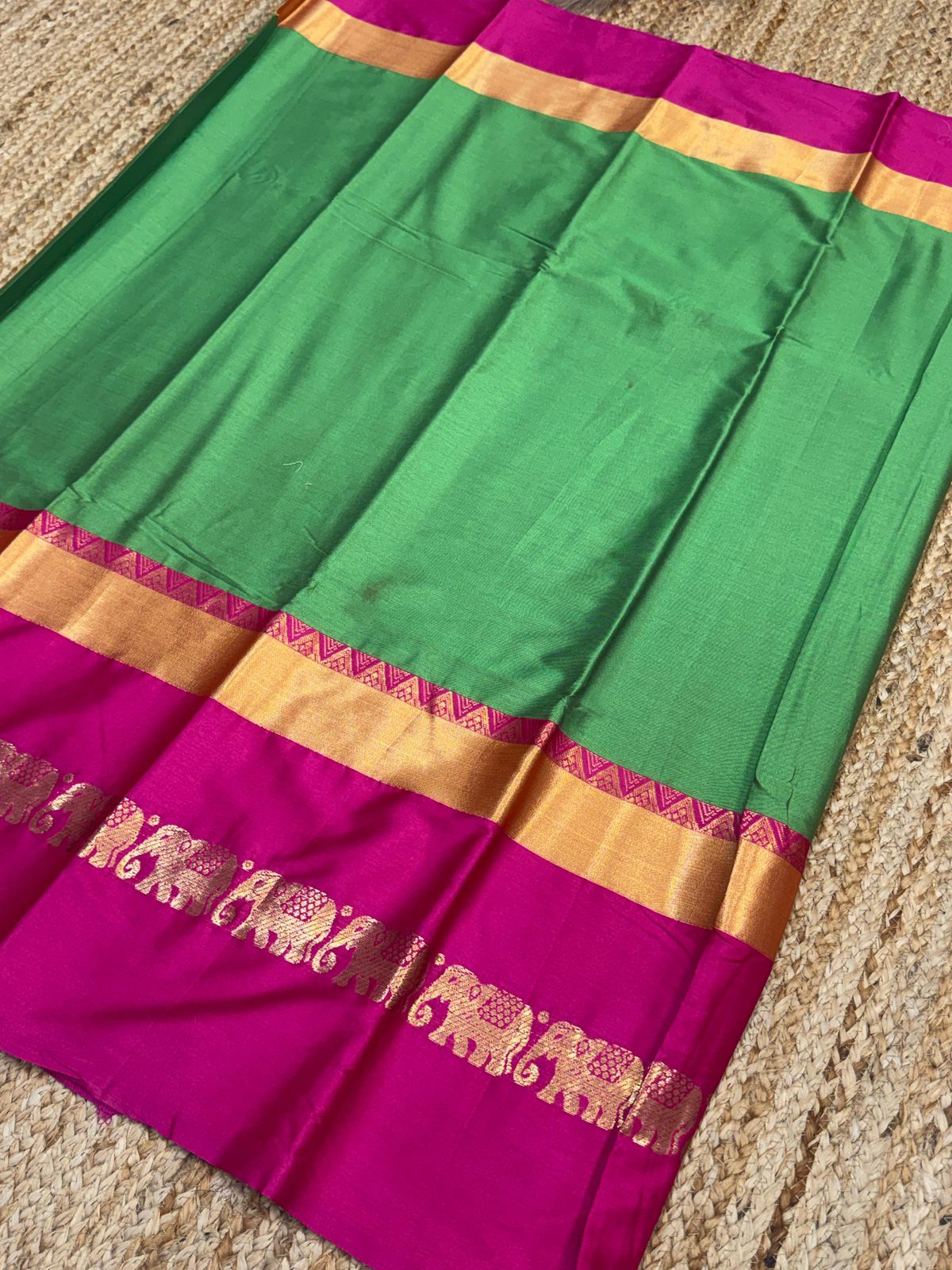Cotton Silk Sarees with Jacquard Borders