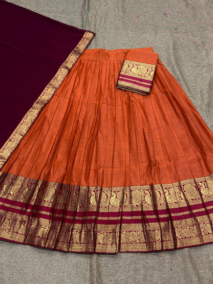 Kanchi Cotton Silk Lehenga Set